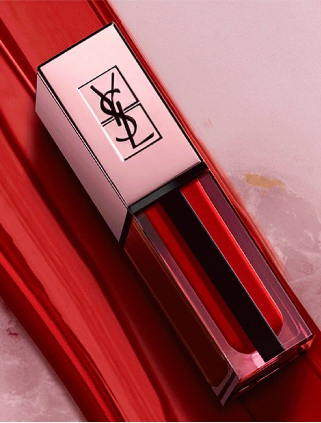 ysl vernis à lèvres water glow 204 private carmine