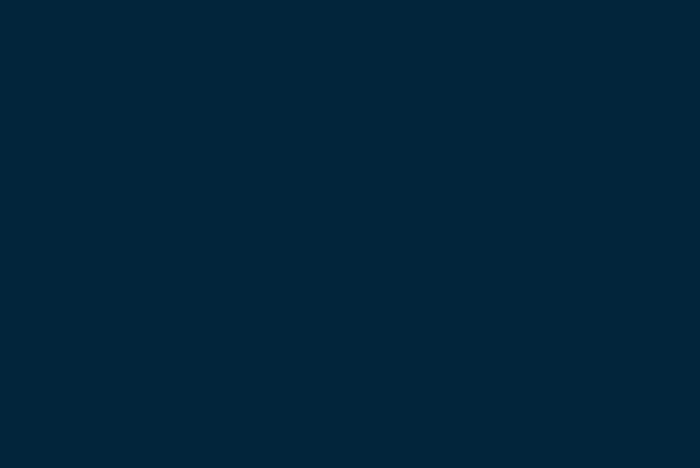 A solid dark blue background.