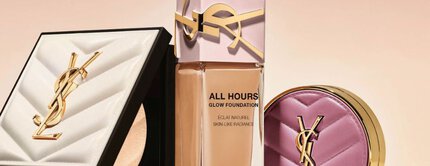 YSL complexion products in nude and pink tones