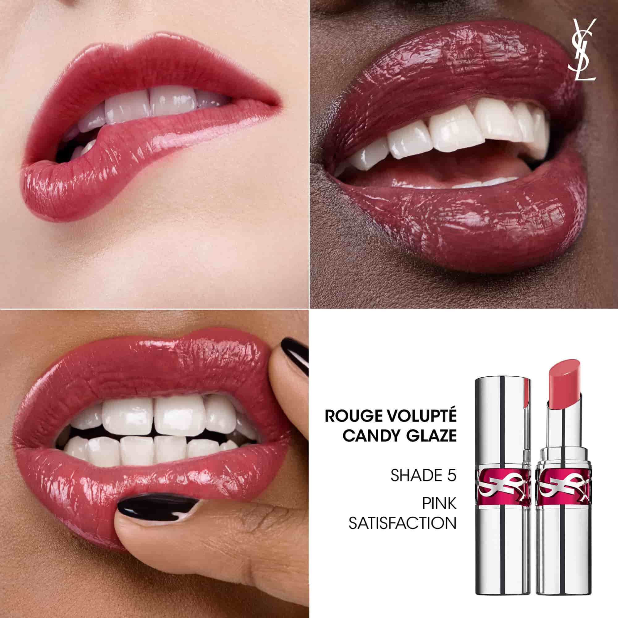 Rouge Volupté Candy Glaze Lipstick YSL Beauty