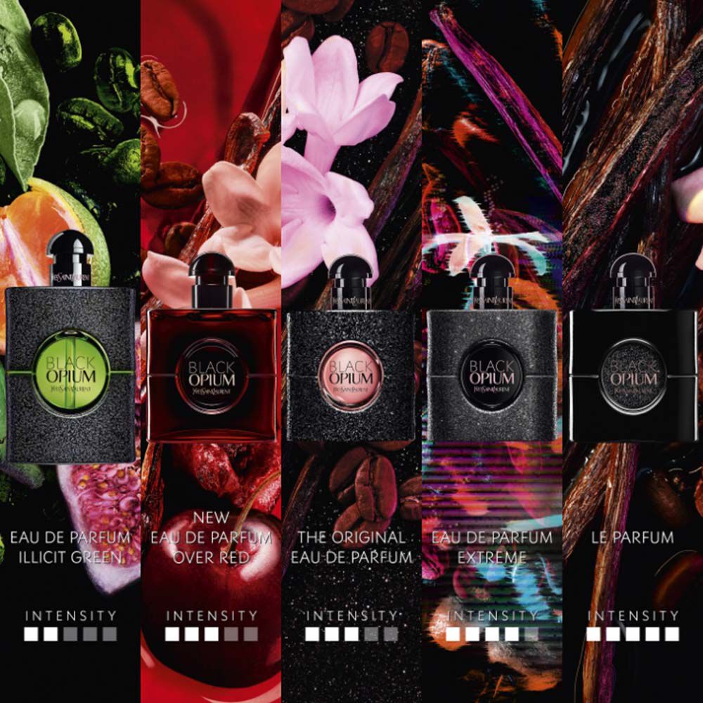 Black Opium Eau de Parfum Over Red