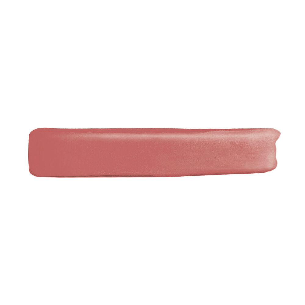A clean, horizontal rectangular swatch of YSL soft-matte, velvet-textured liquid lipstick against a solid white background.
