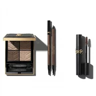 YSL eye makeup products on white background