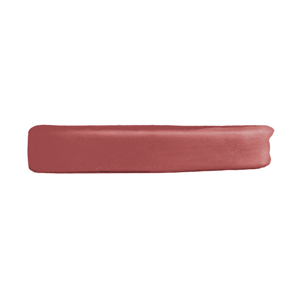 A clean, horizontal rectangular swatch of YSL soft-matte, velvet-textured liquid lipstick against a solid white background.