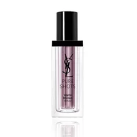YSL Beauty Pure Shots Youth Reload Serum, 30ml, in a purple-tinted glass bottle with black pump, reflected on white.