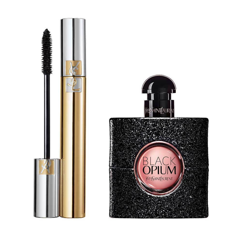 Duo Black Opium Eau De Parfum Mascara Volume Effet Faux Cils YSL Beauty