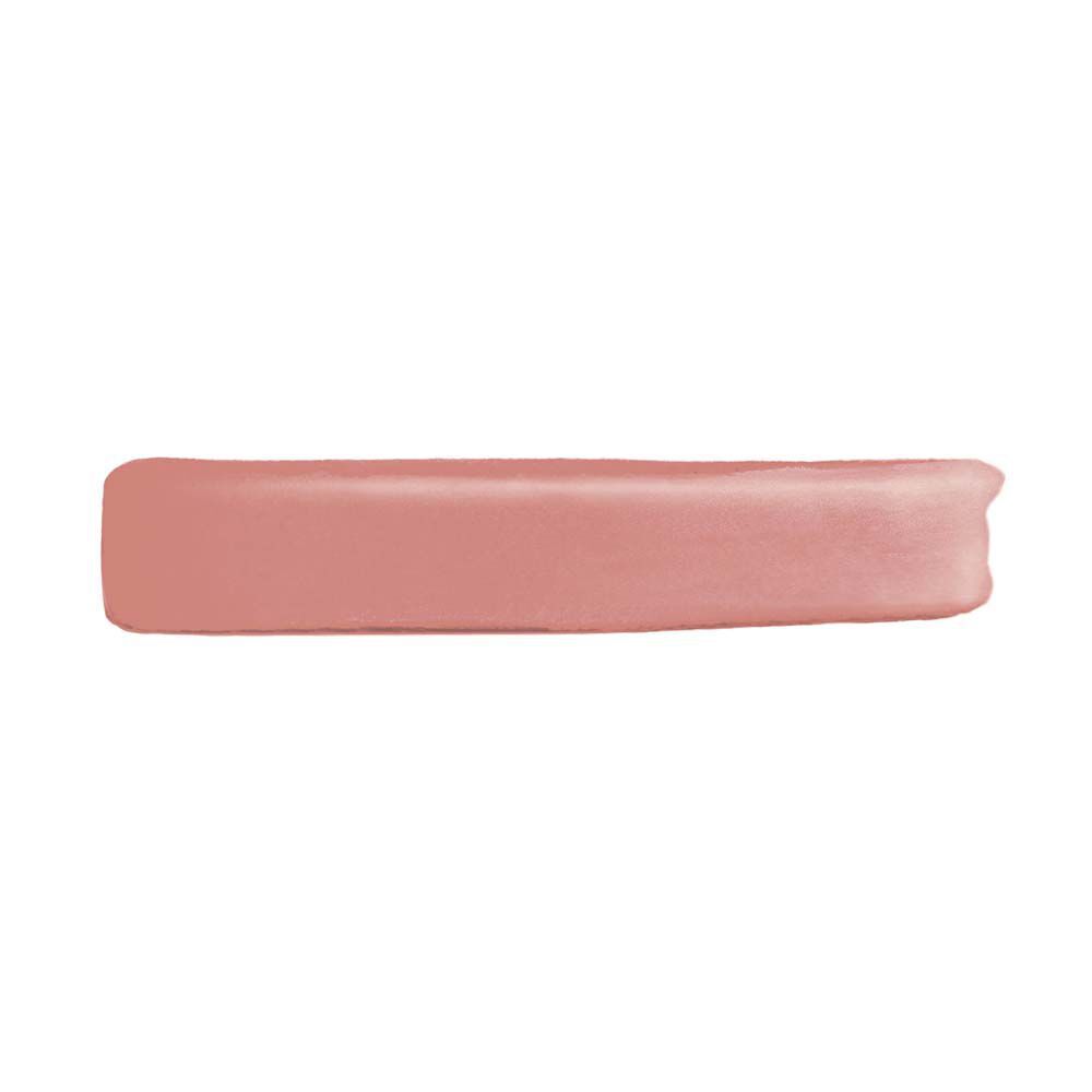A clean, horizontal rectangular swatch of YSL soft-matte, velvet-textured liquid lipstick against a solid white background.