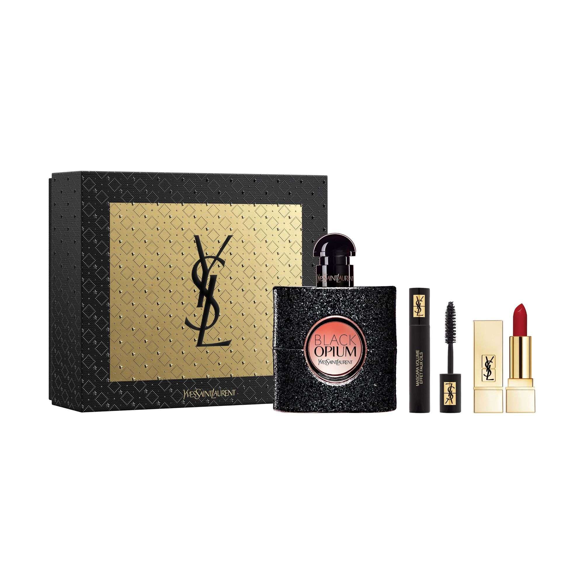 YSL Black Opium Eau de Parfum 50ml Makeup Icons Gift Set