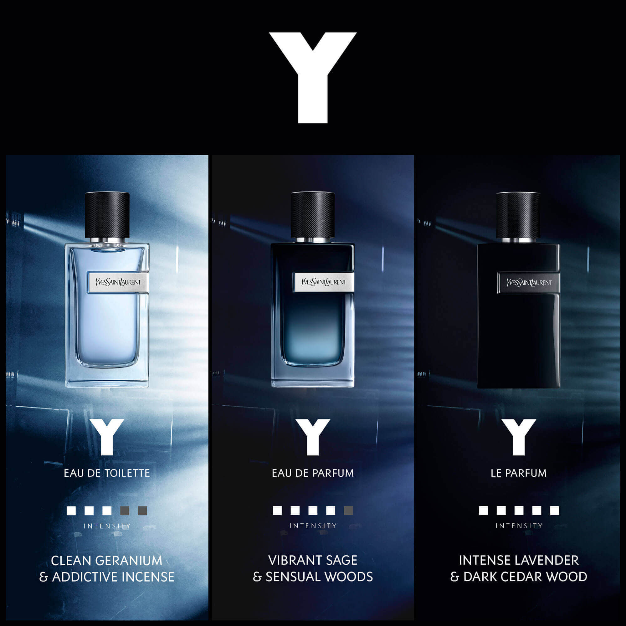 Y EAU DE TOILETTE FOR MEN