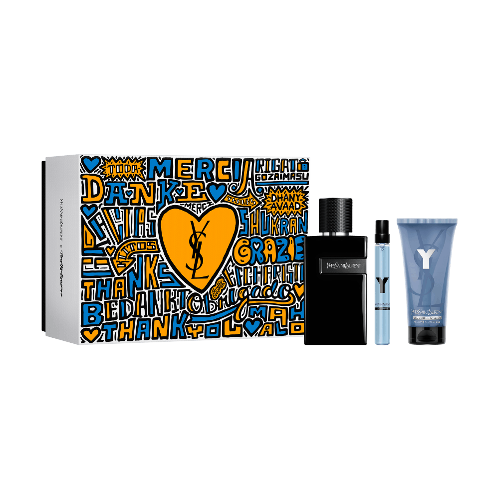 YSL Y Le Parfum 100ml Trio Gift Set